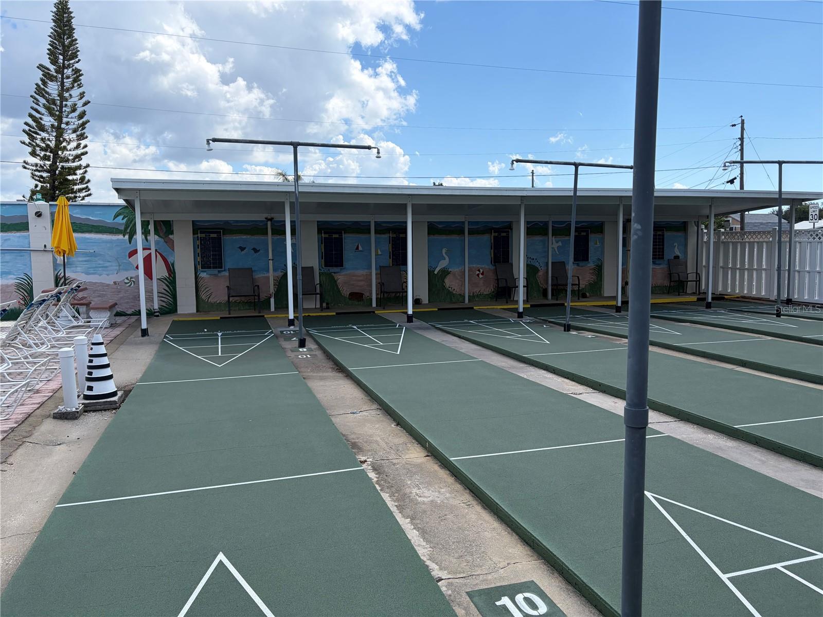 shuffleboard court
