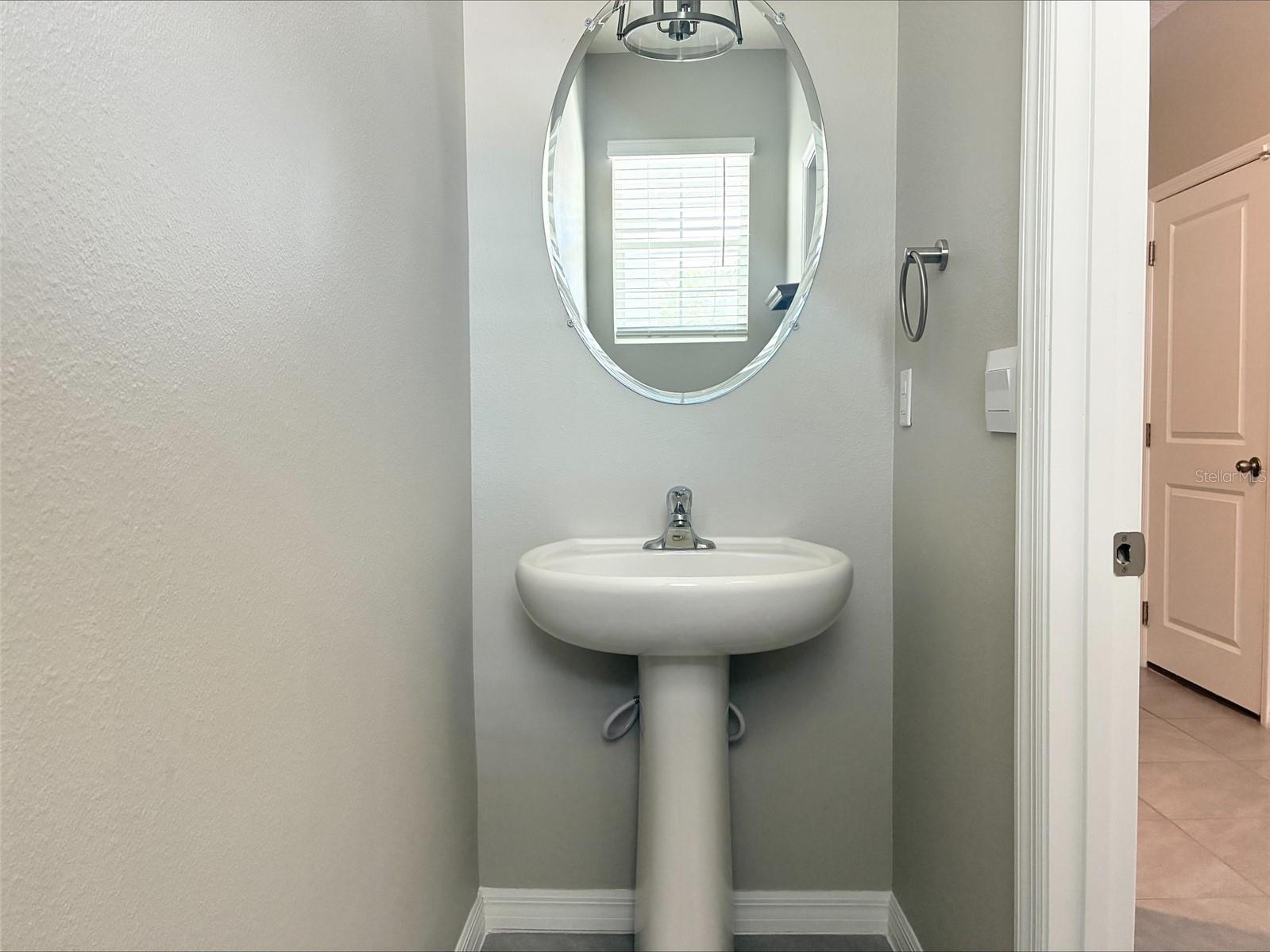 Down Stairs Foyer Half Bath