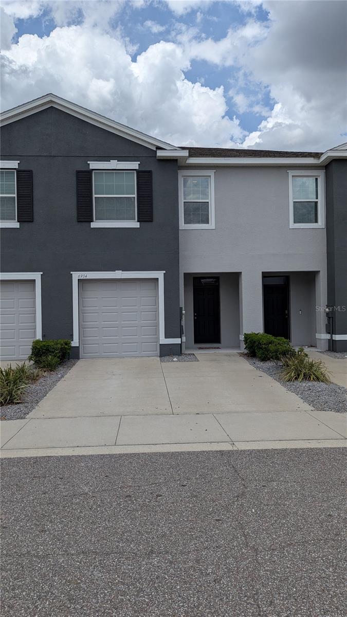 Frontview of property
