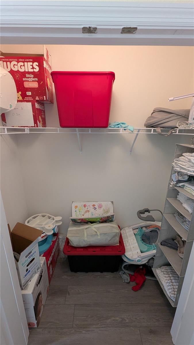 Second bedroom walk-in closet