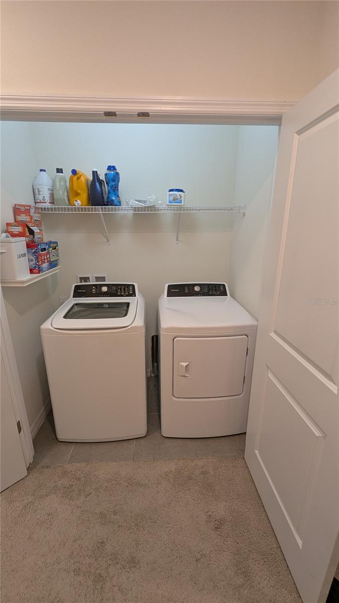 Laundry closet