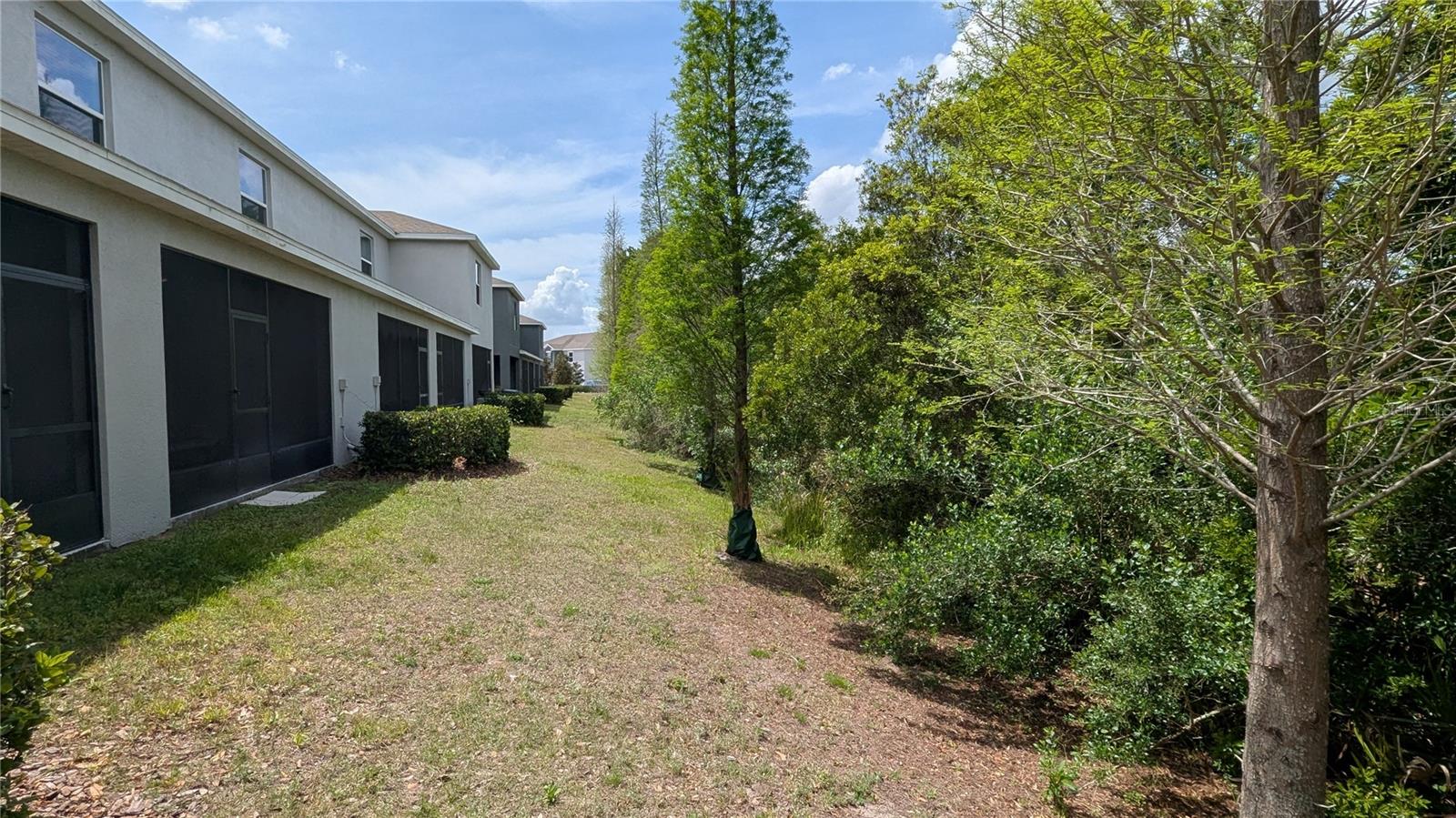Rearview of property