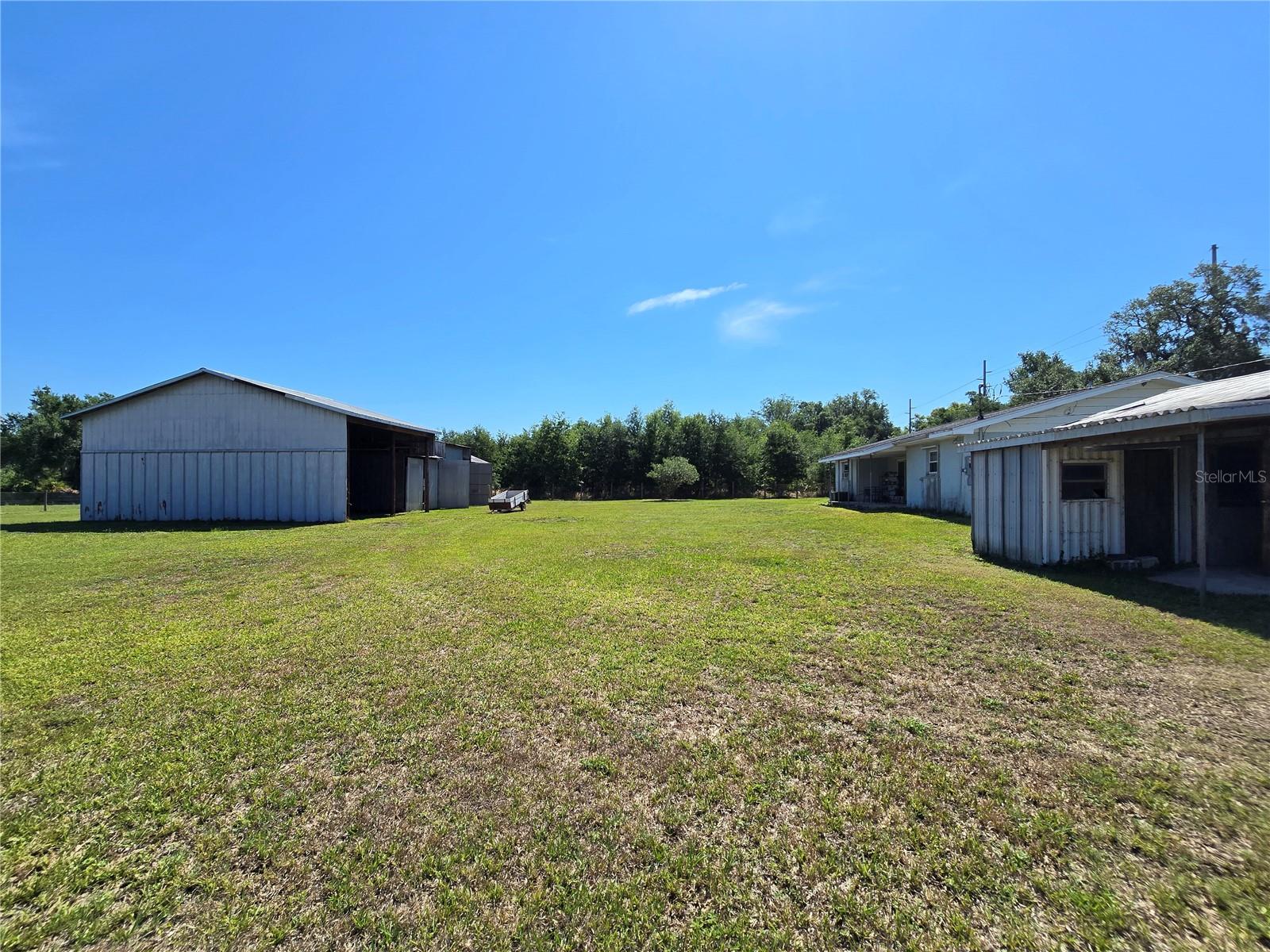 center of yard
