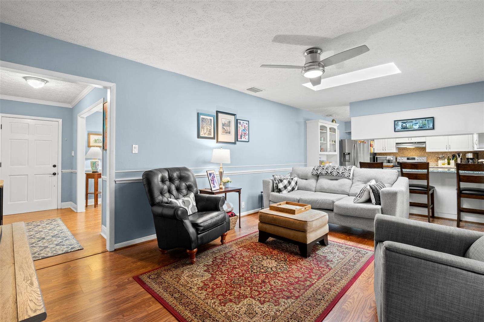 Family Room and Kitchen
