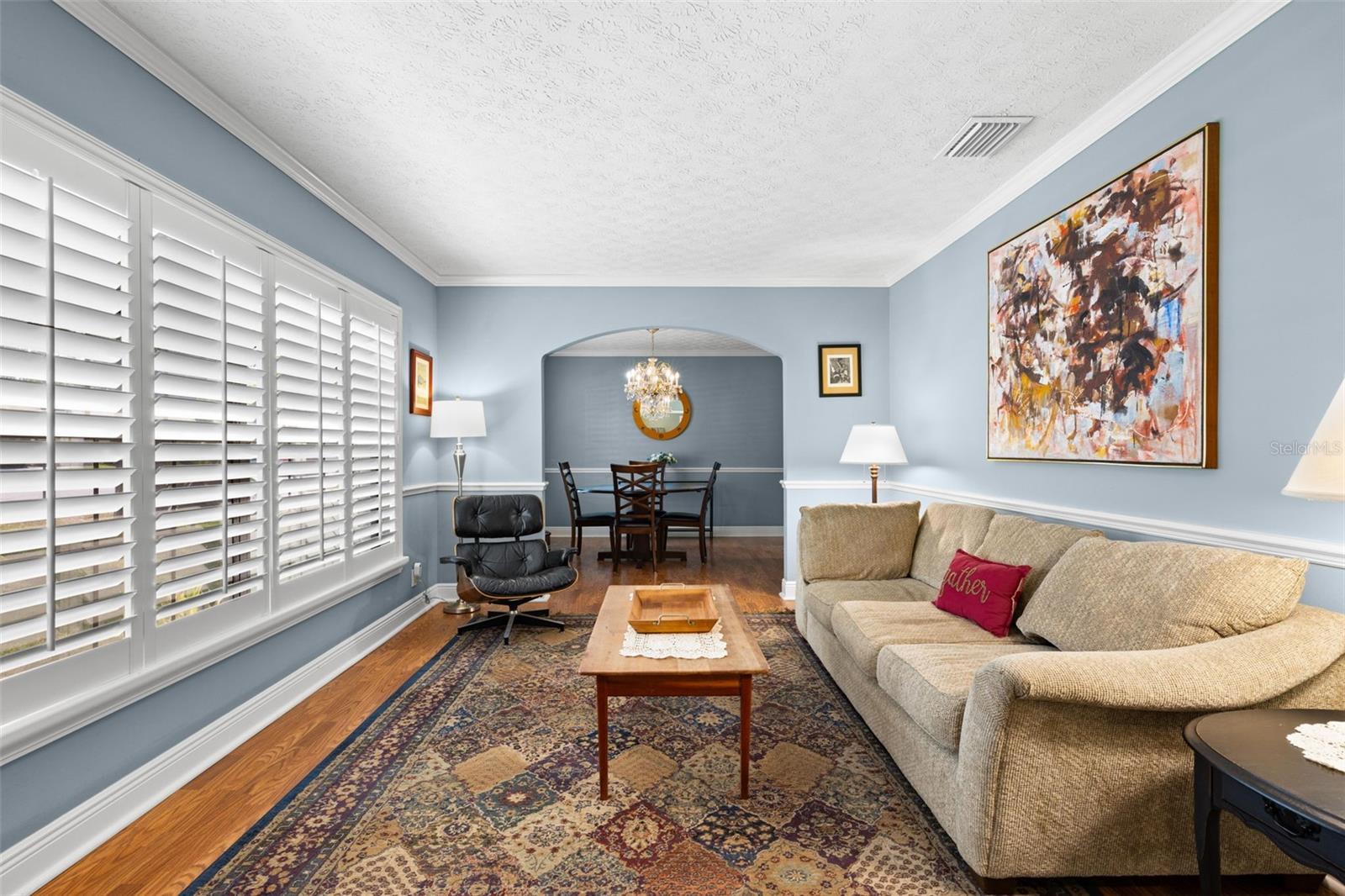 Living Room and Dining Room