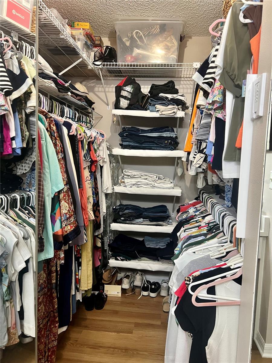 ROOMY WALK IN CLOSET