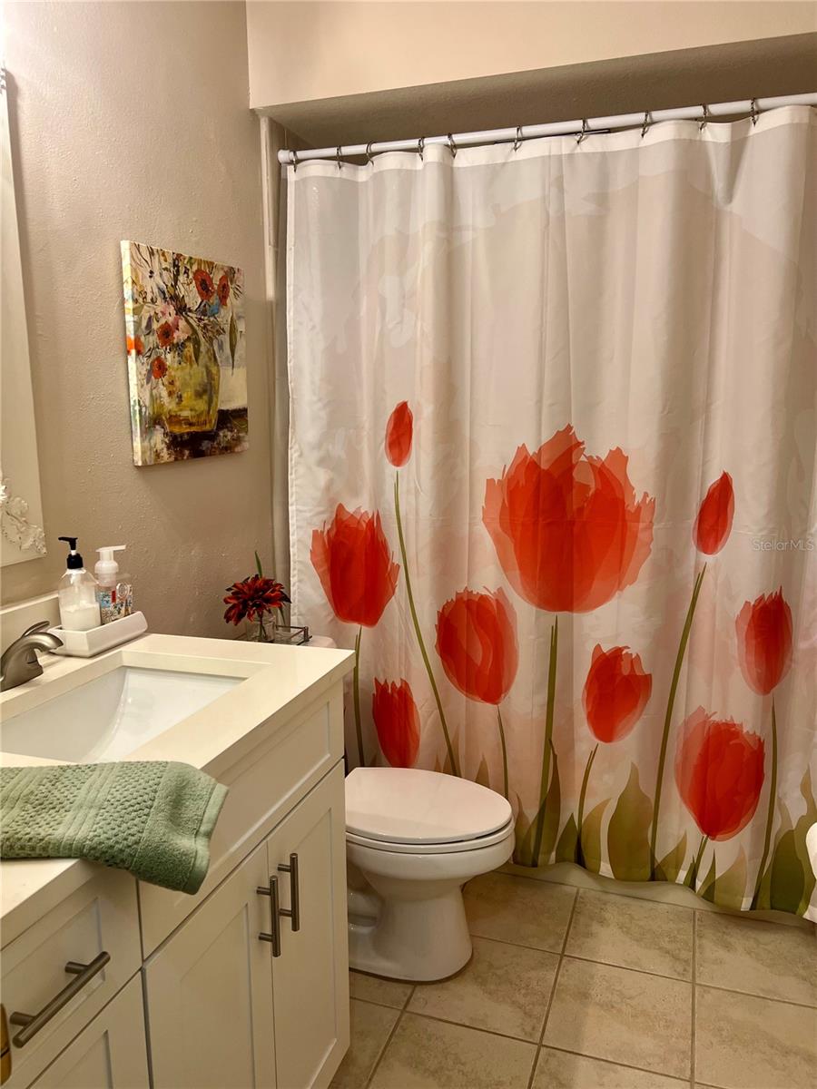 UPDATED SECONDARY BATHROOM
