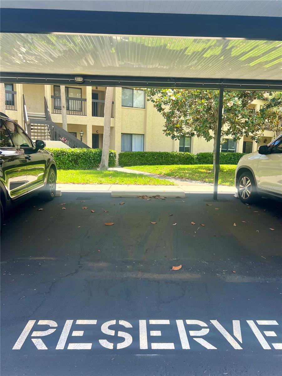 RESERVED COVERED PARKING