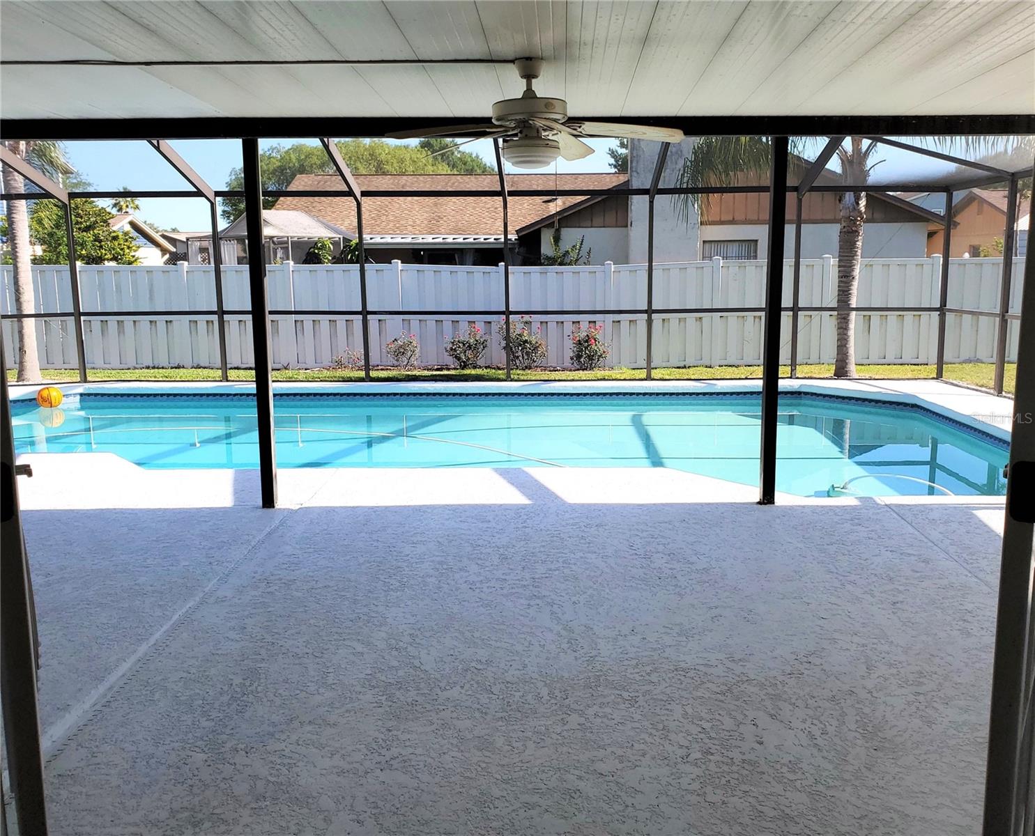 Large sparkling pool