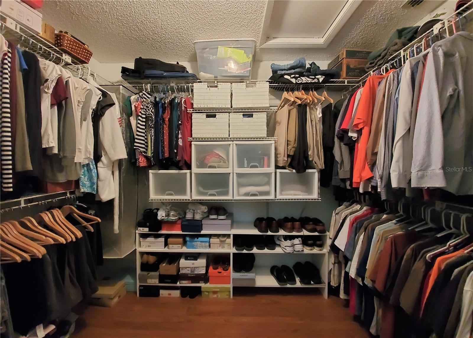 Spacious Primary bedroom closet