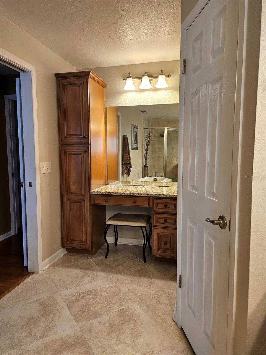 Makeup vanity and more storage