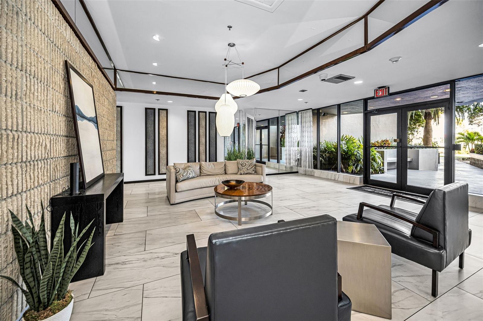 Main level lobby entrance