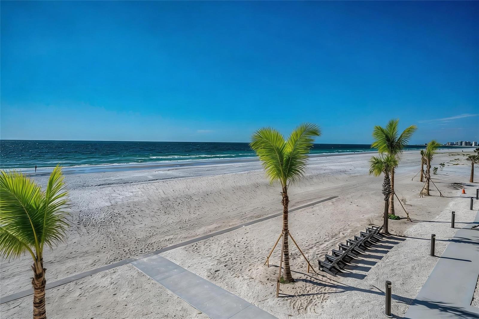 View of the Beach off the Living Room balcony viewing area