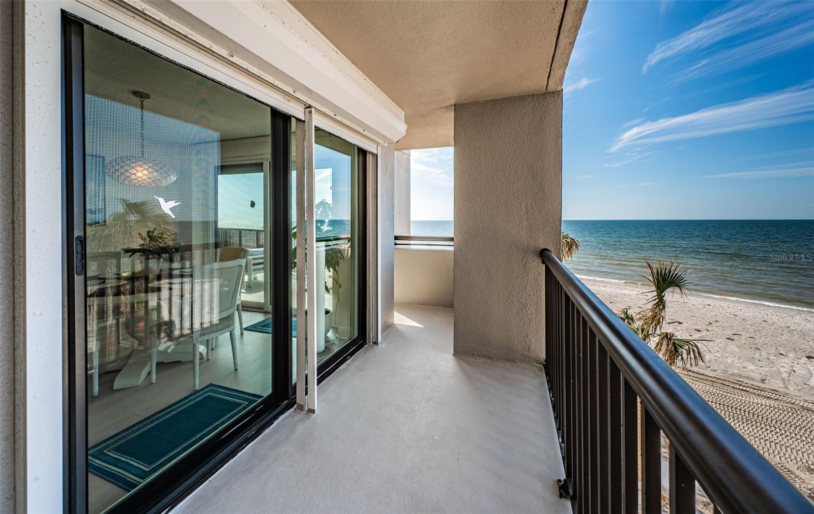 Step out onto the balcony from the Dining area off the Kitchen