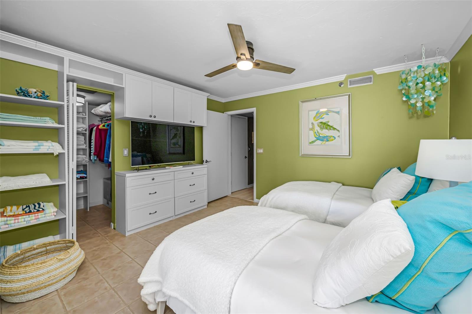 Second bedroom with walk in closet