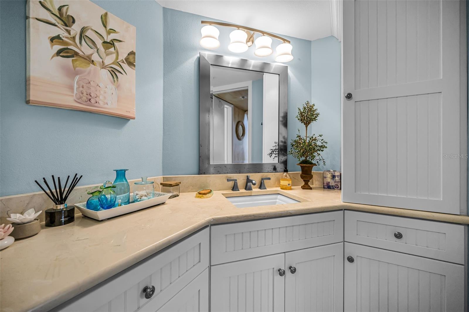 Plenty of counter space in the second bedroom