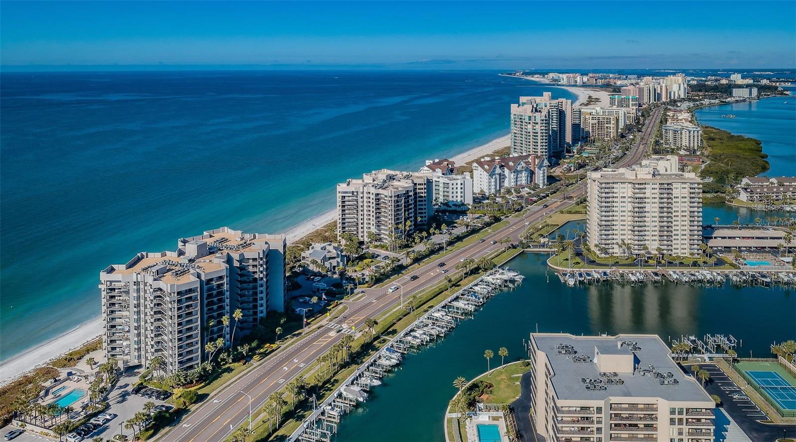 Dan's Island Condo Community along Sand Key Beach!