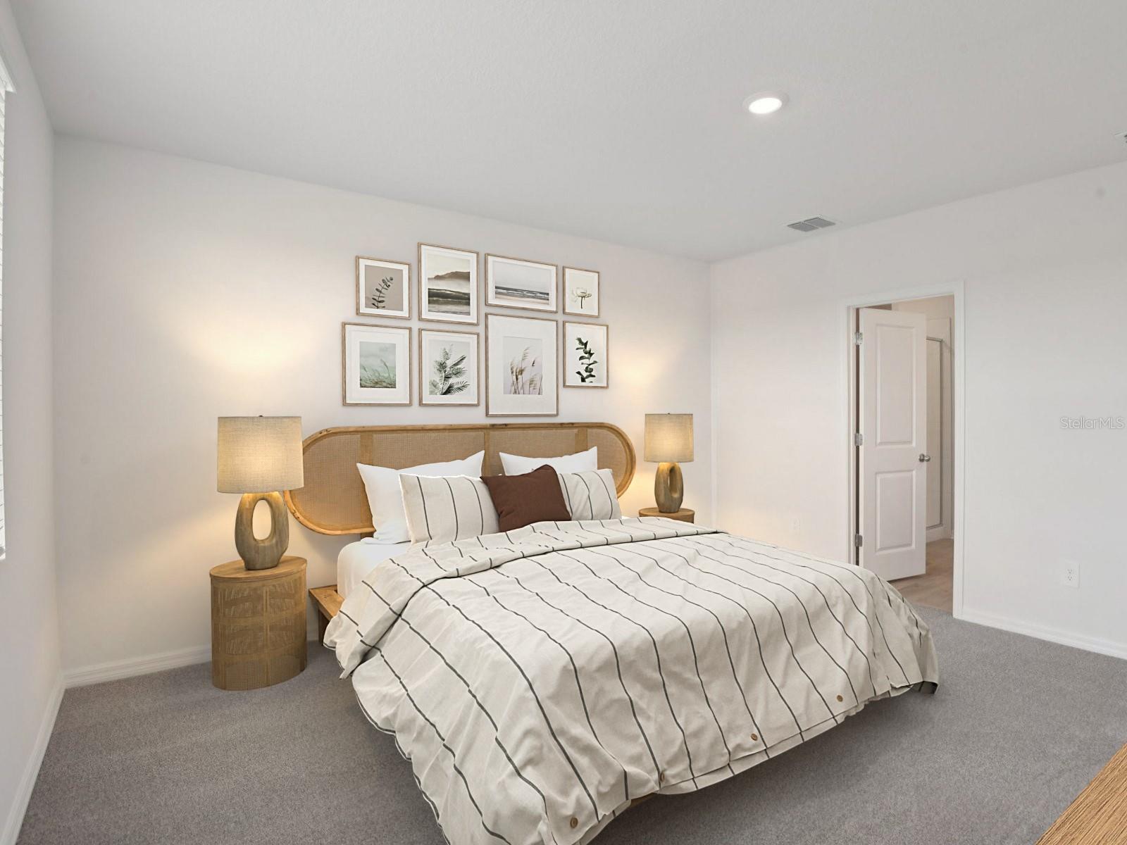 Interior photos are not of the actual home but are photos of the builder home with same floorplan with similar interior finishes and features. Photo uses virtual staging.