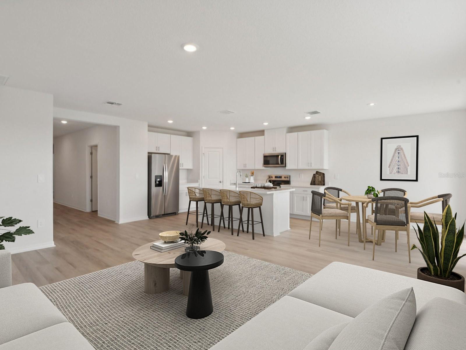 Interior photos are not of the actual home but are photos of the builder home with same floorplan with similar interior finishes and features. Photo uses virtual staging.