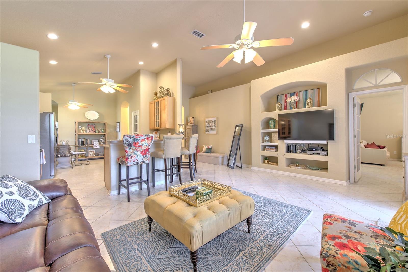 Wide open floor plan!