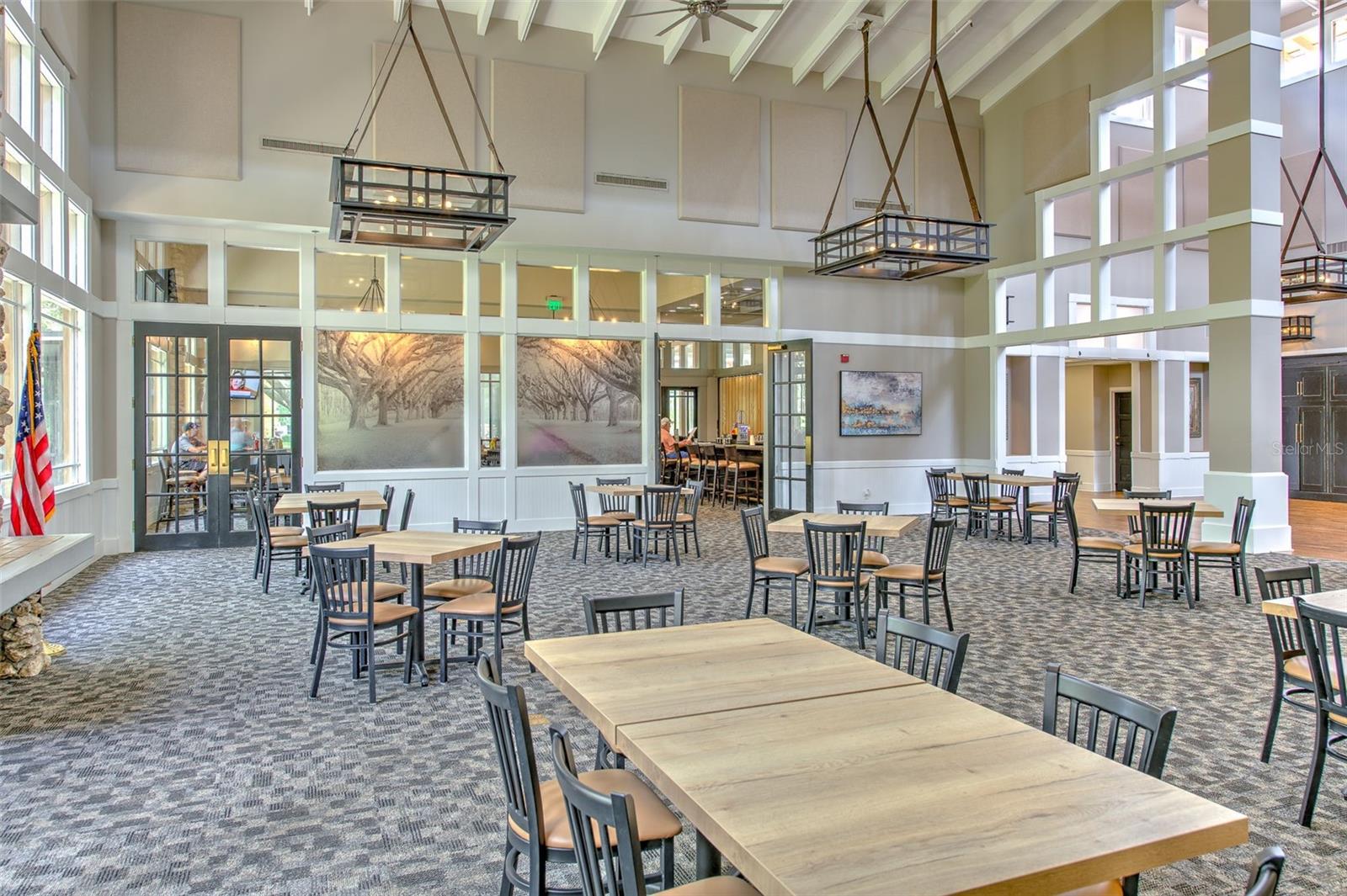 Dining room and Sawgrass Bar and Grill!