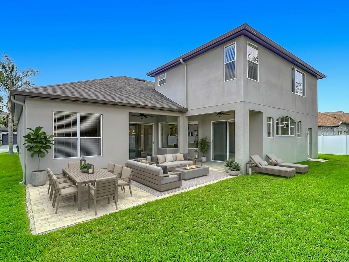 Virtually Staged Patio