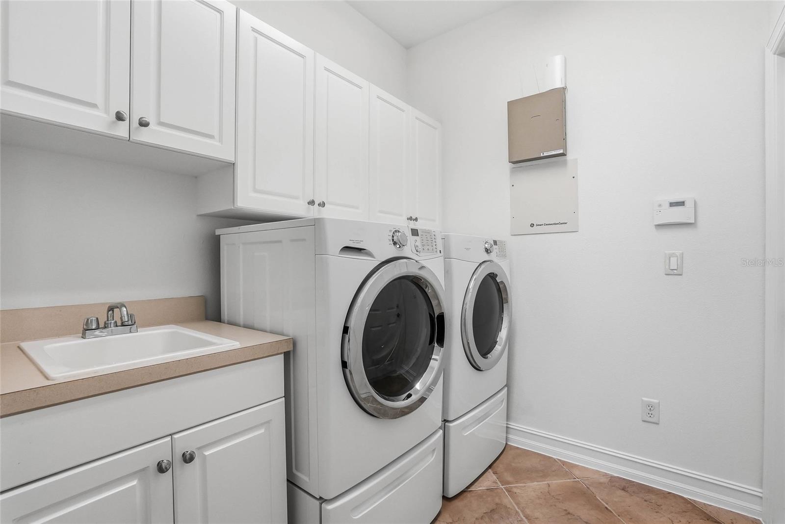 Laundry Room - with FULL SIZE W/D with UTILITY SINK