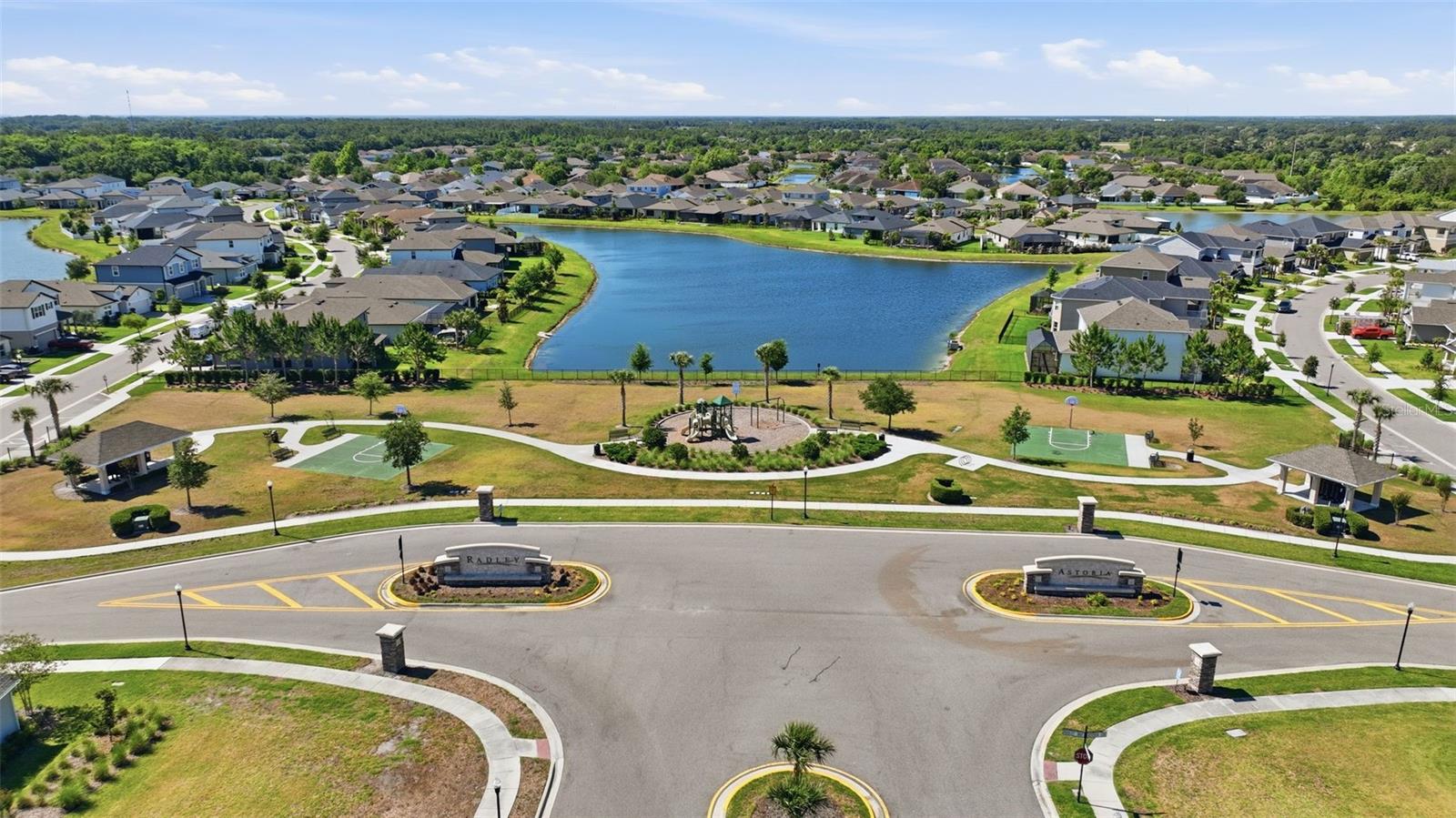 Radley's own Park and two basketball courts