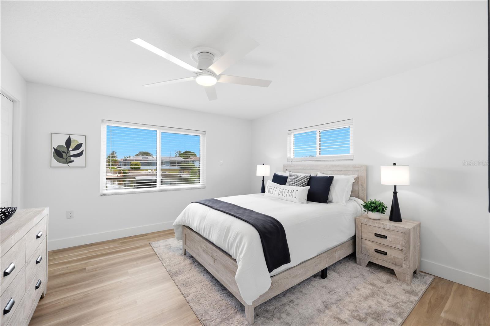 Guest Bedroom 4 with views of the water