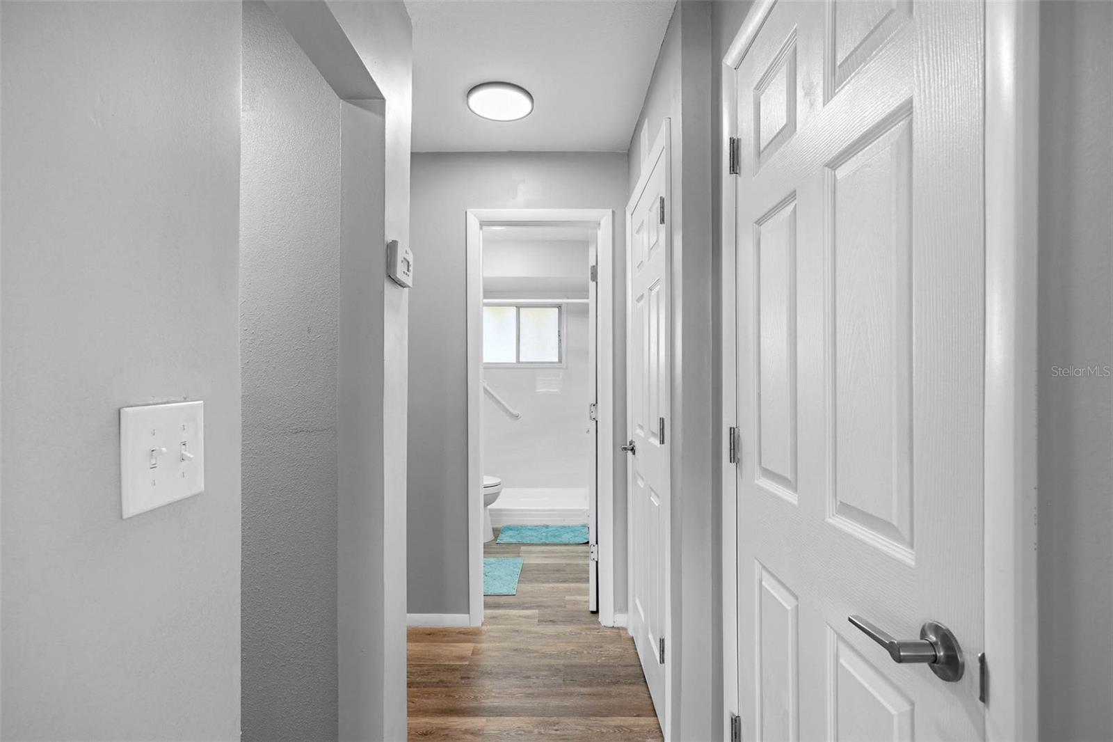 Hall leading into Bathroom
