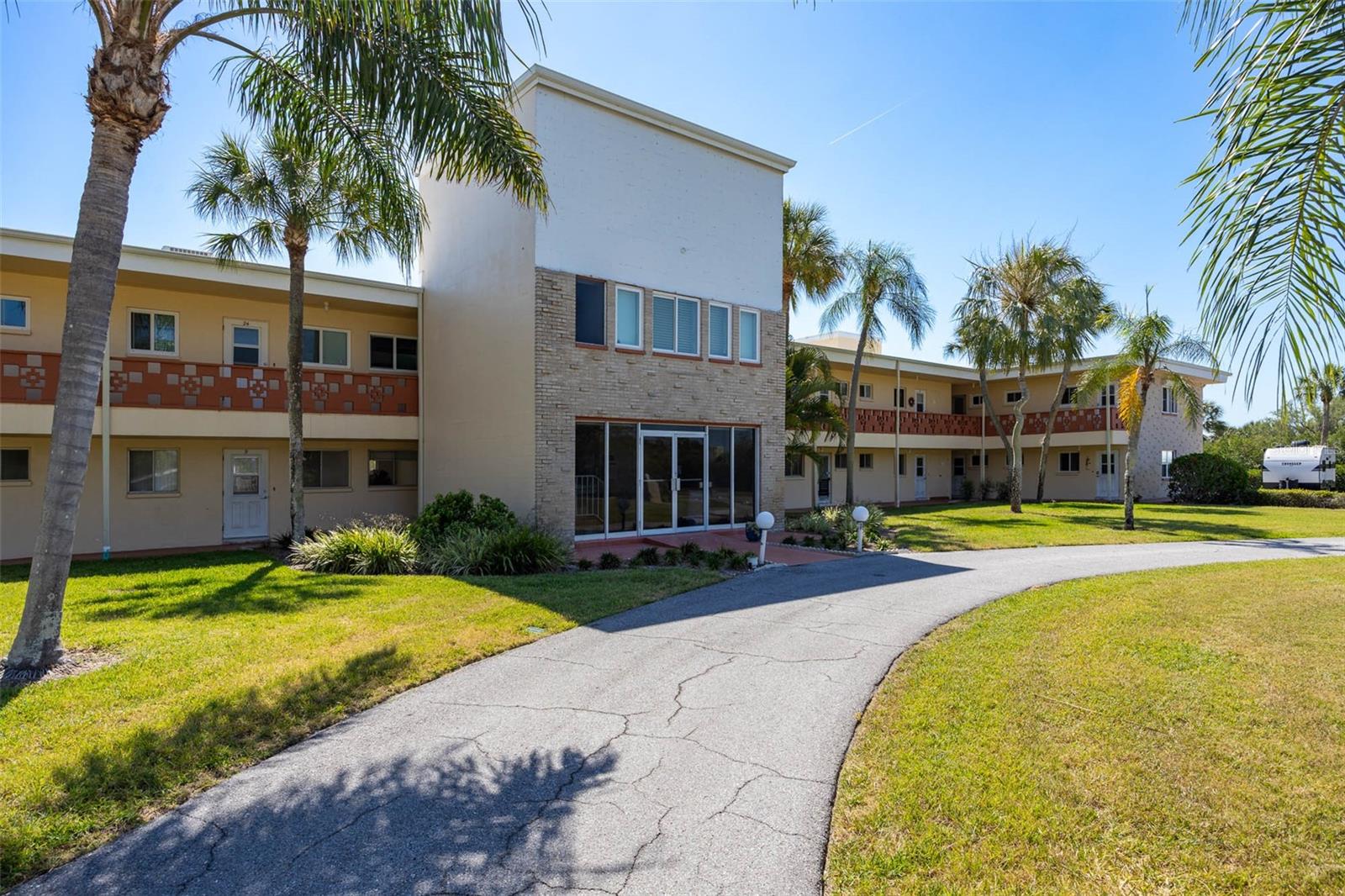 Front of Building - Circular Drive