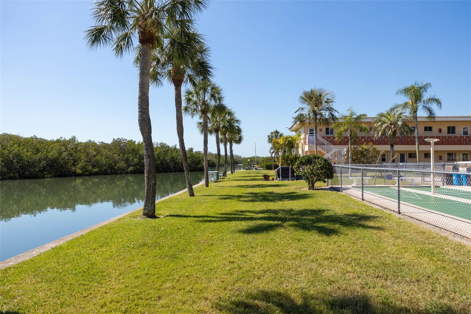 Community Grounds overlooking Clam Bayou