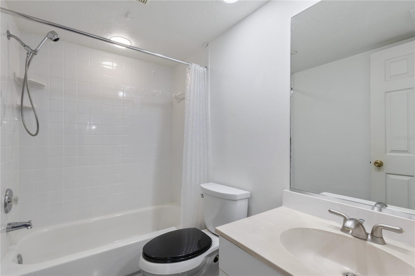 Second story guest bathroom