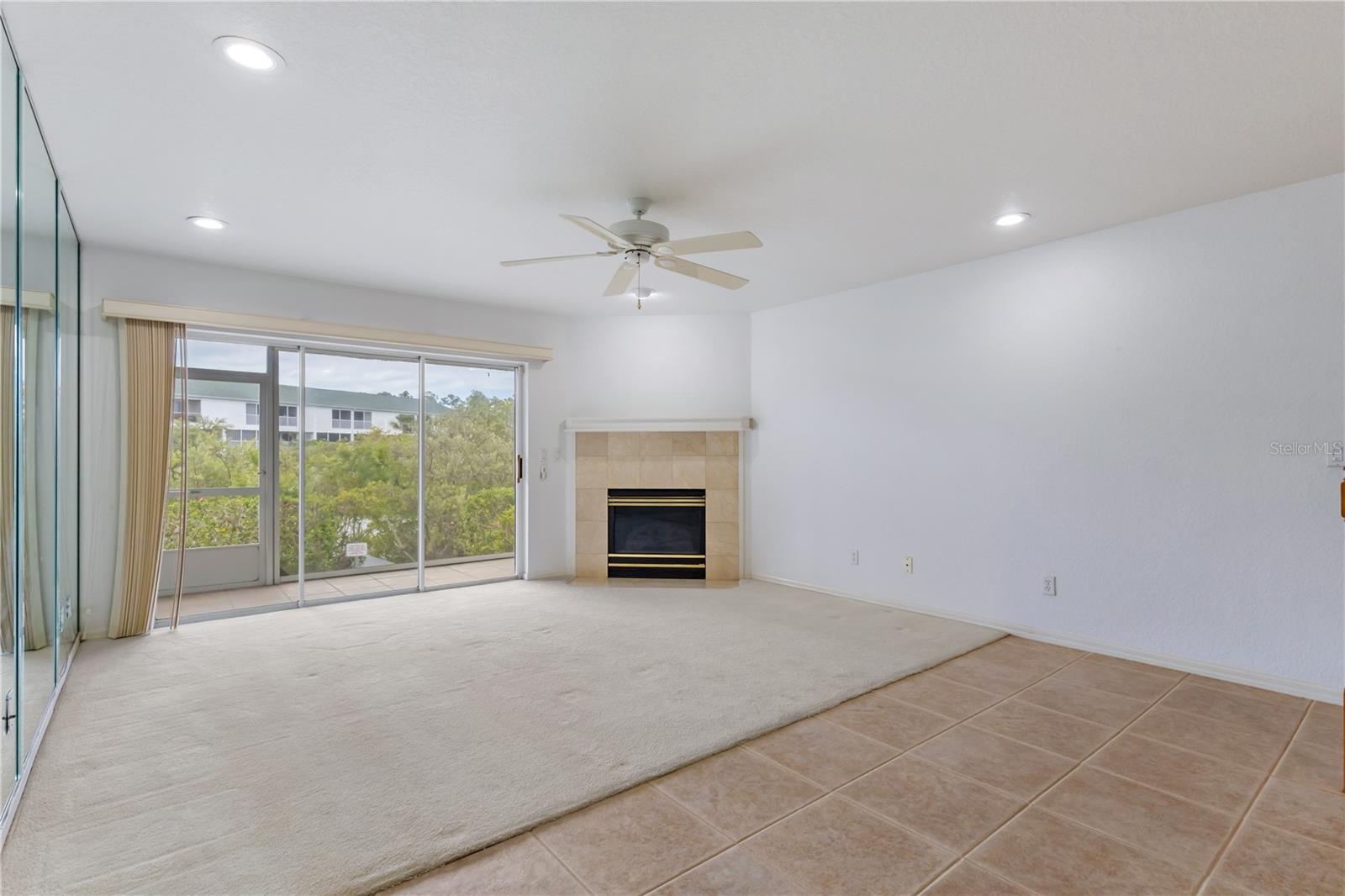 Ground floor fire place