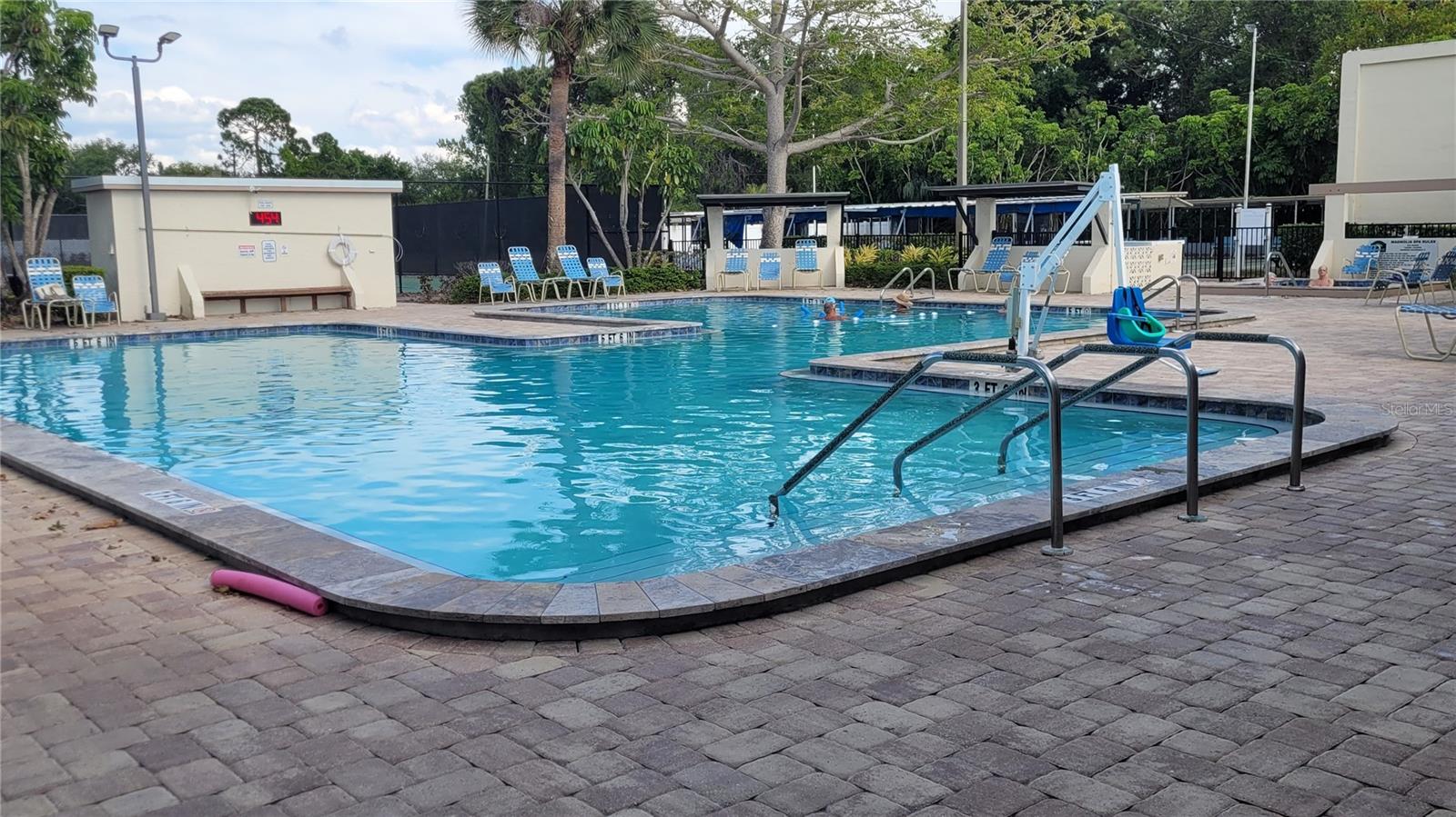 Heated pool at Magnolia clubhouse