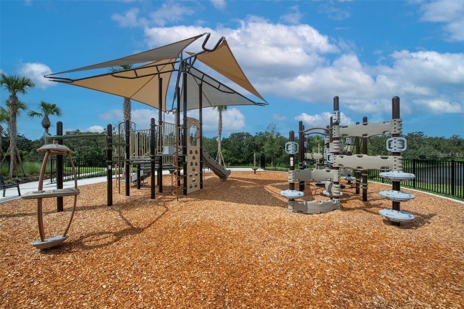 Community playground offers a fun outdoor space for everyday play.