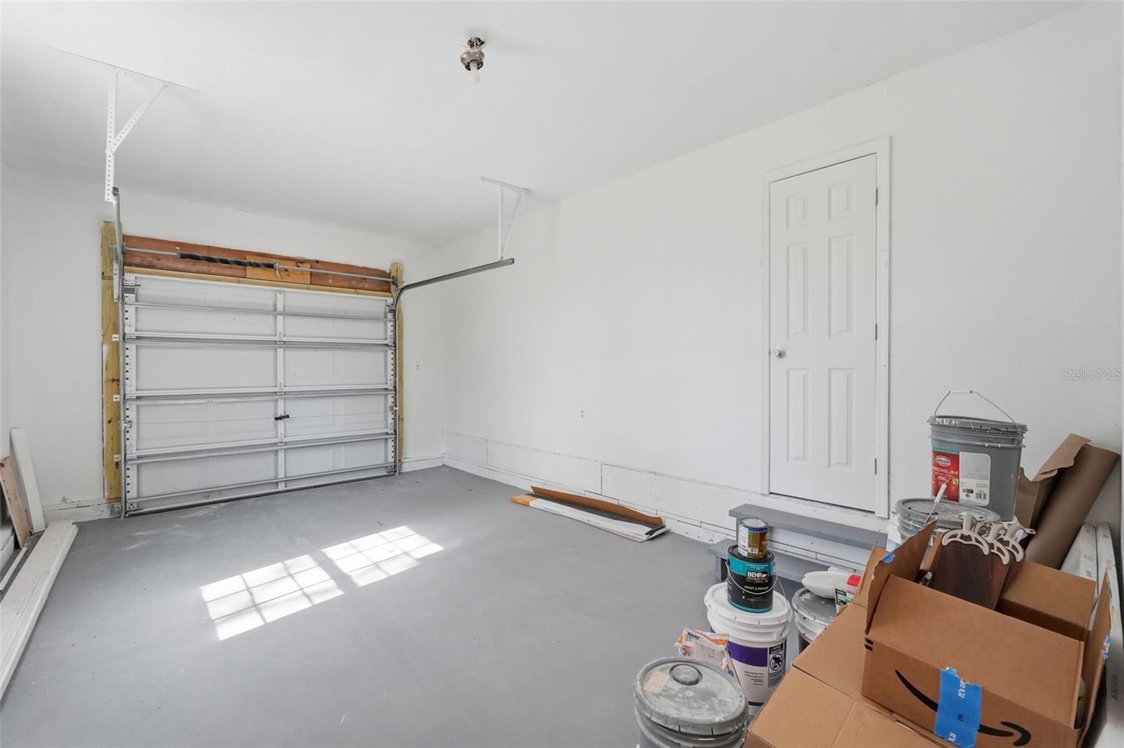 Garage access from the side yard