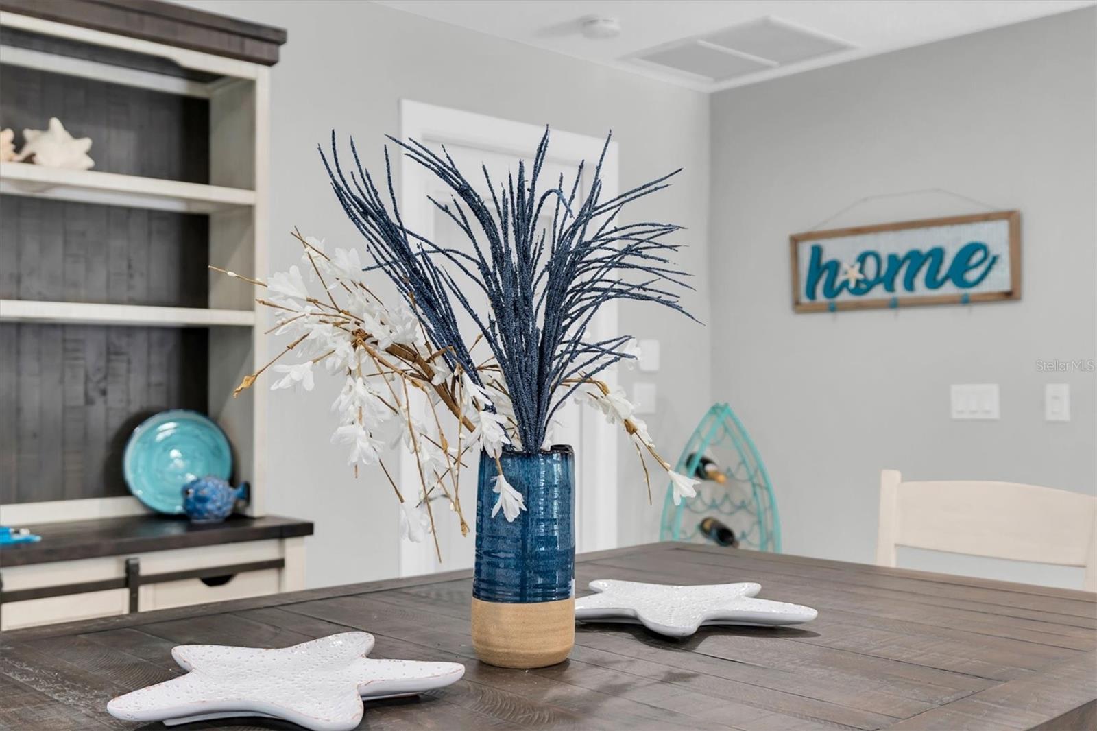 Coastal chic throughout.