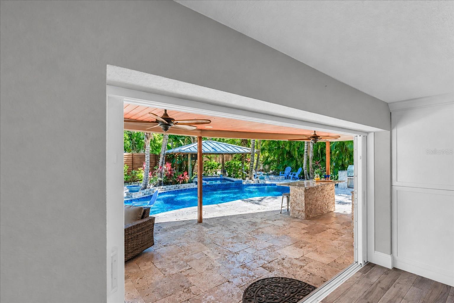 Seamless indoor-outdoor Florida living.