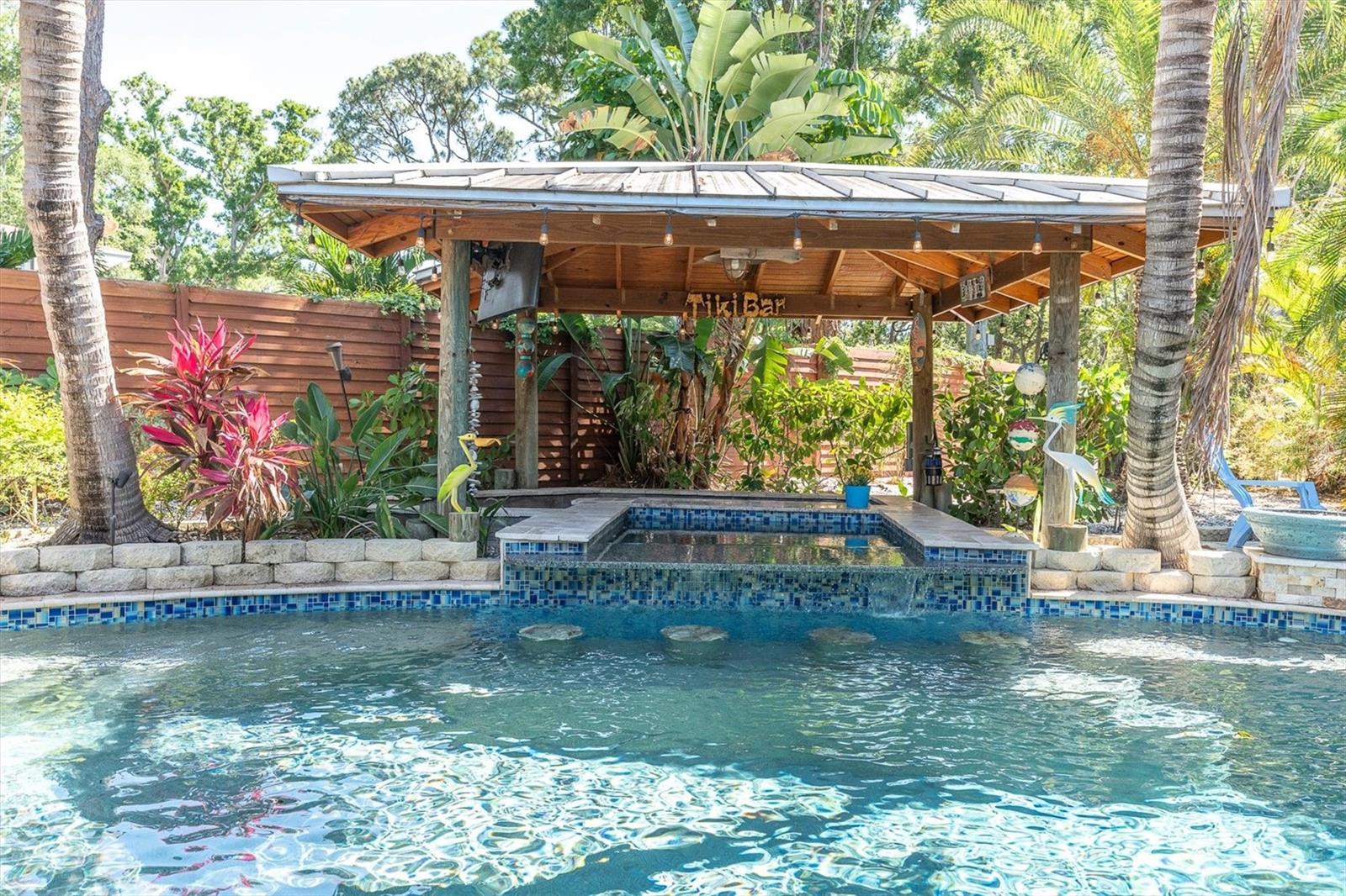 Pergola & Step-Down BarYour private backyard lounge awaits.