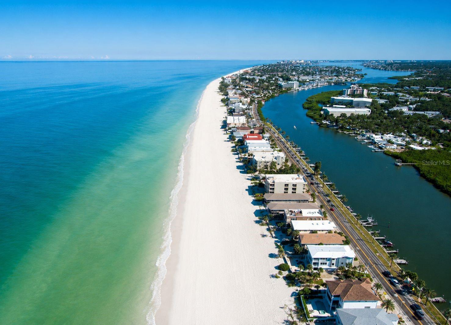 Indian shores Beach 1.5 miles away