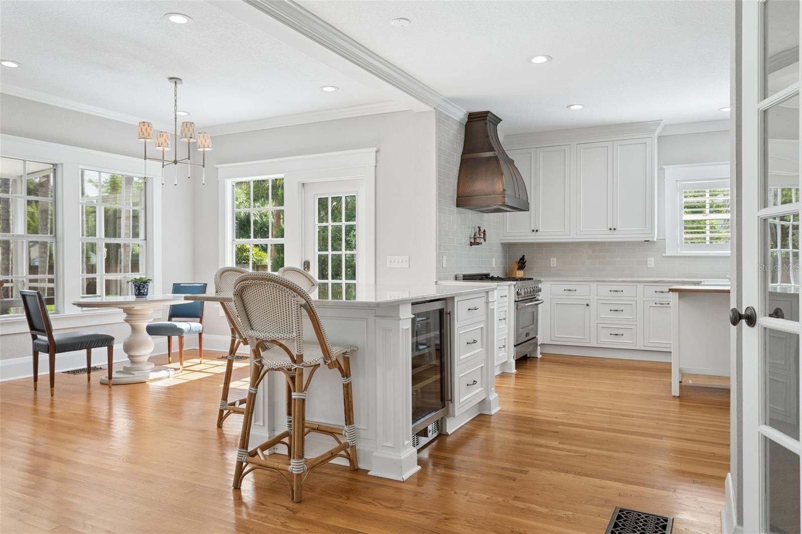 kitchen with island