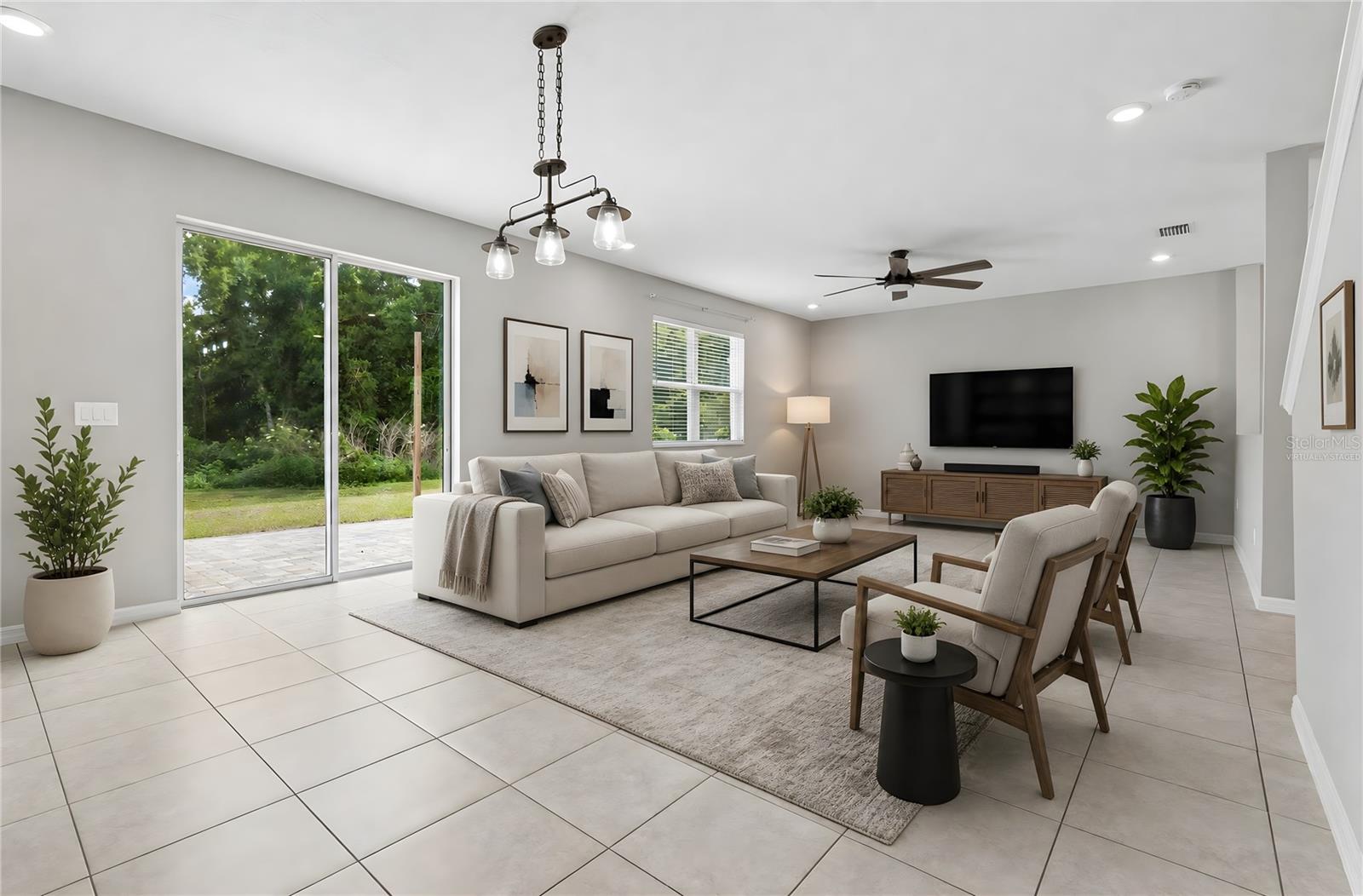 Living Room- Virtually Staged
