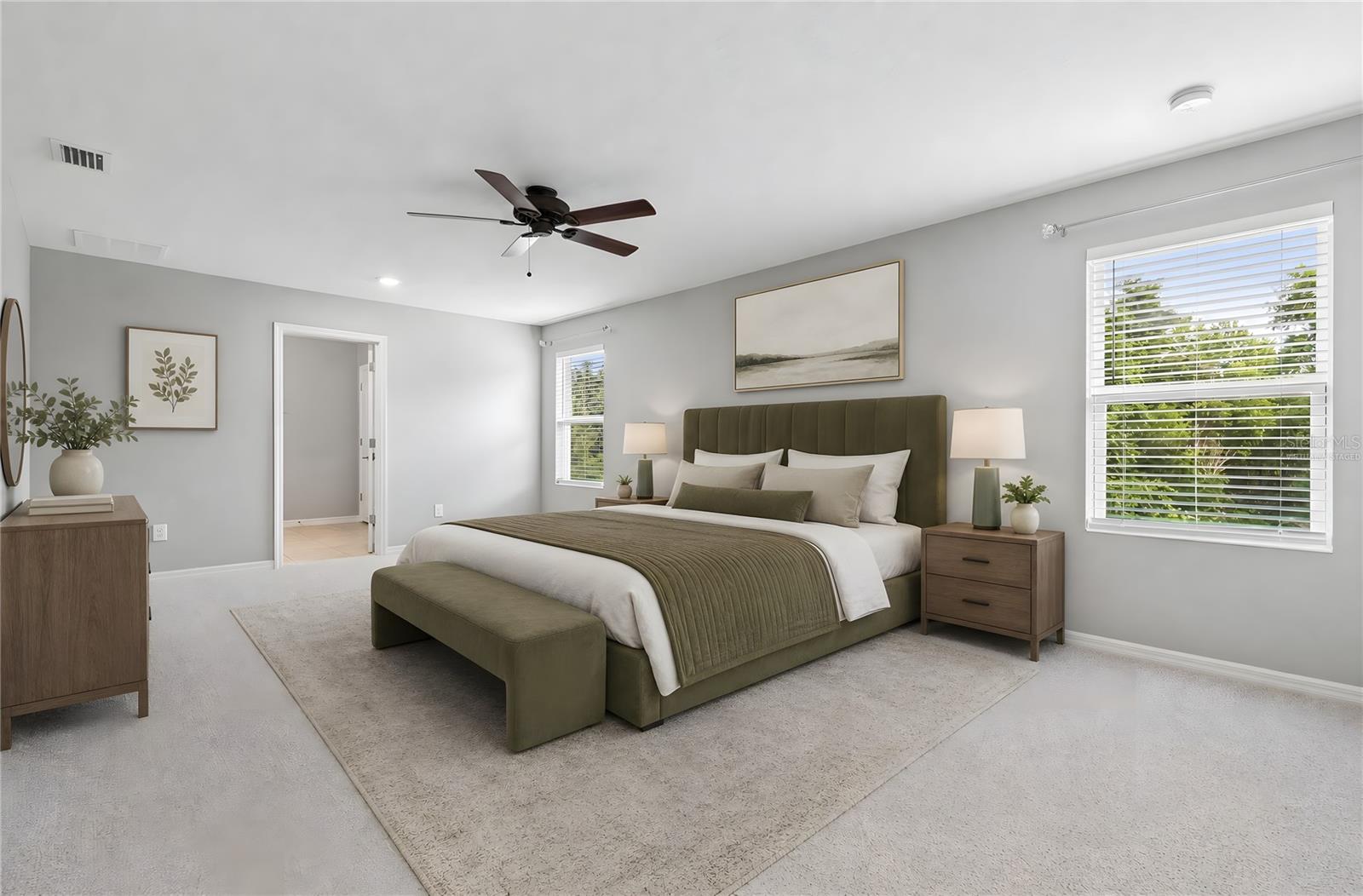 Master Bedroom - Virtually Staged