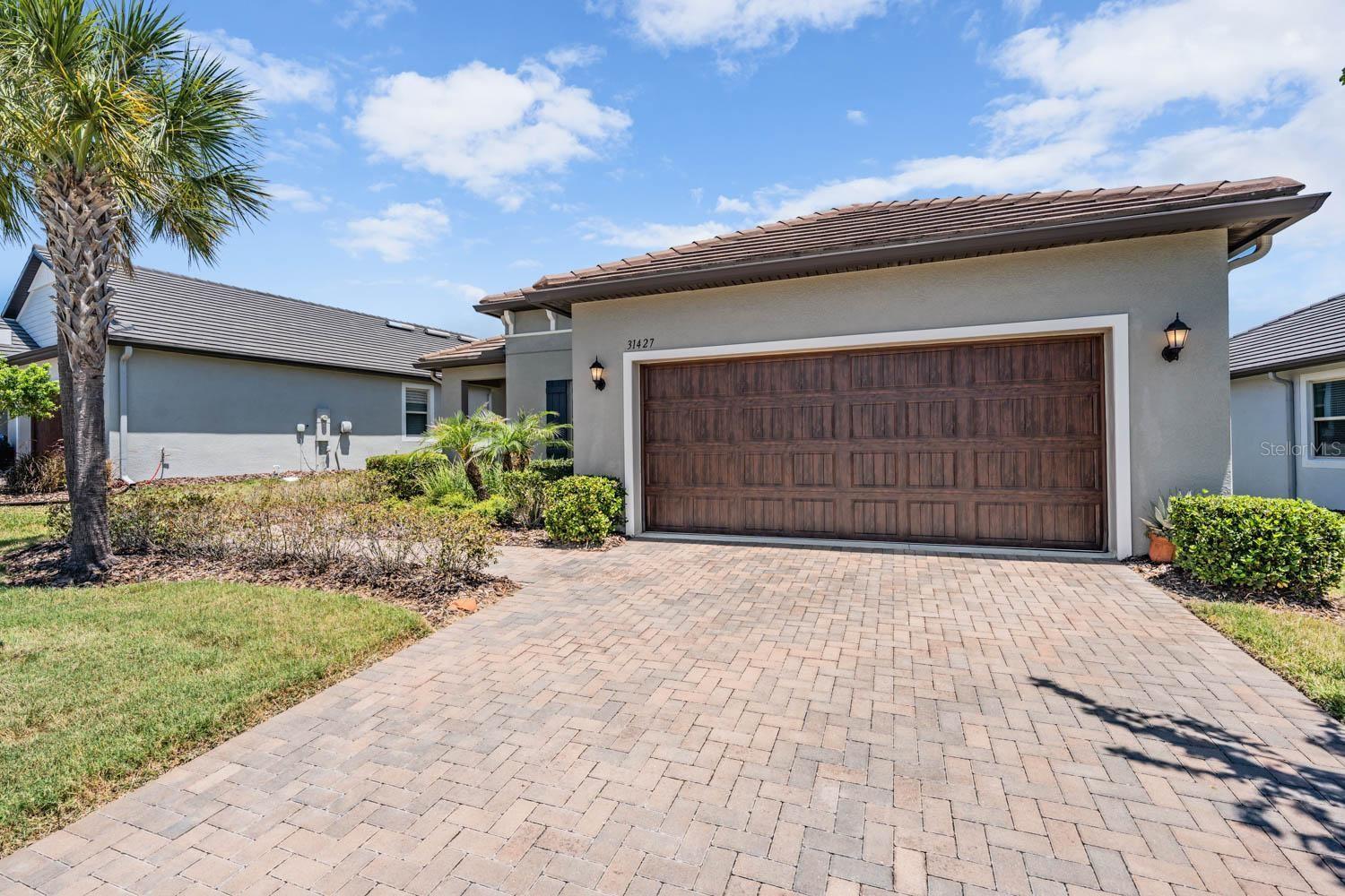 Paved driveway