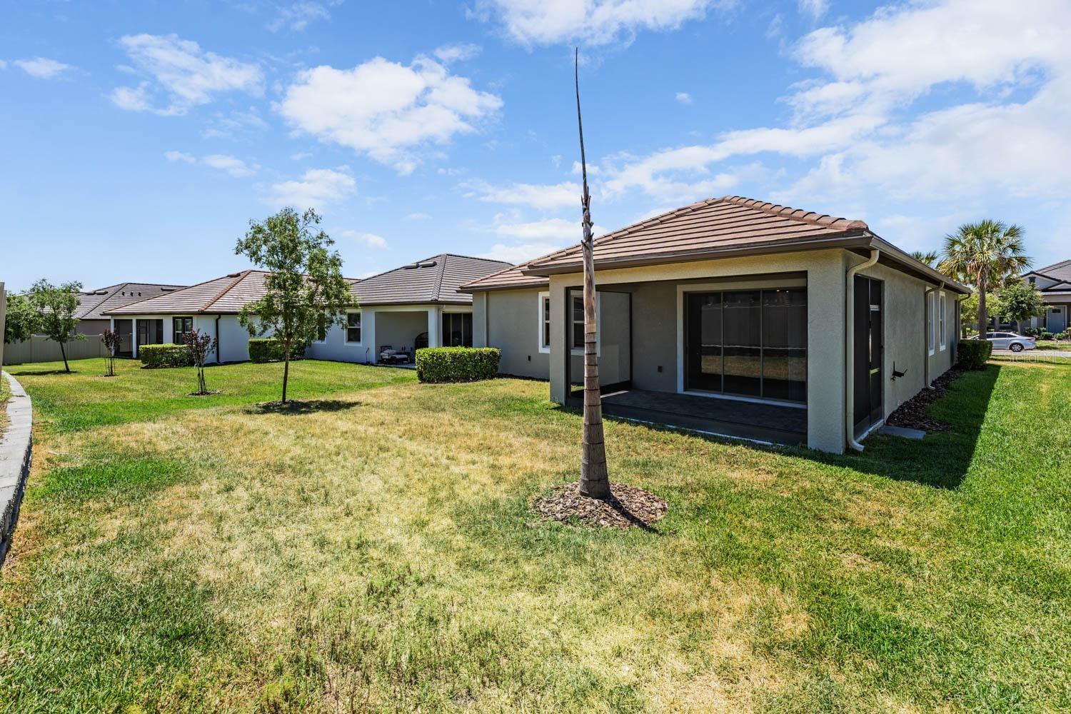 Large Back yard