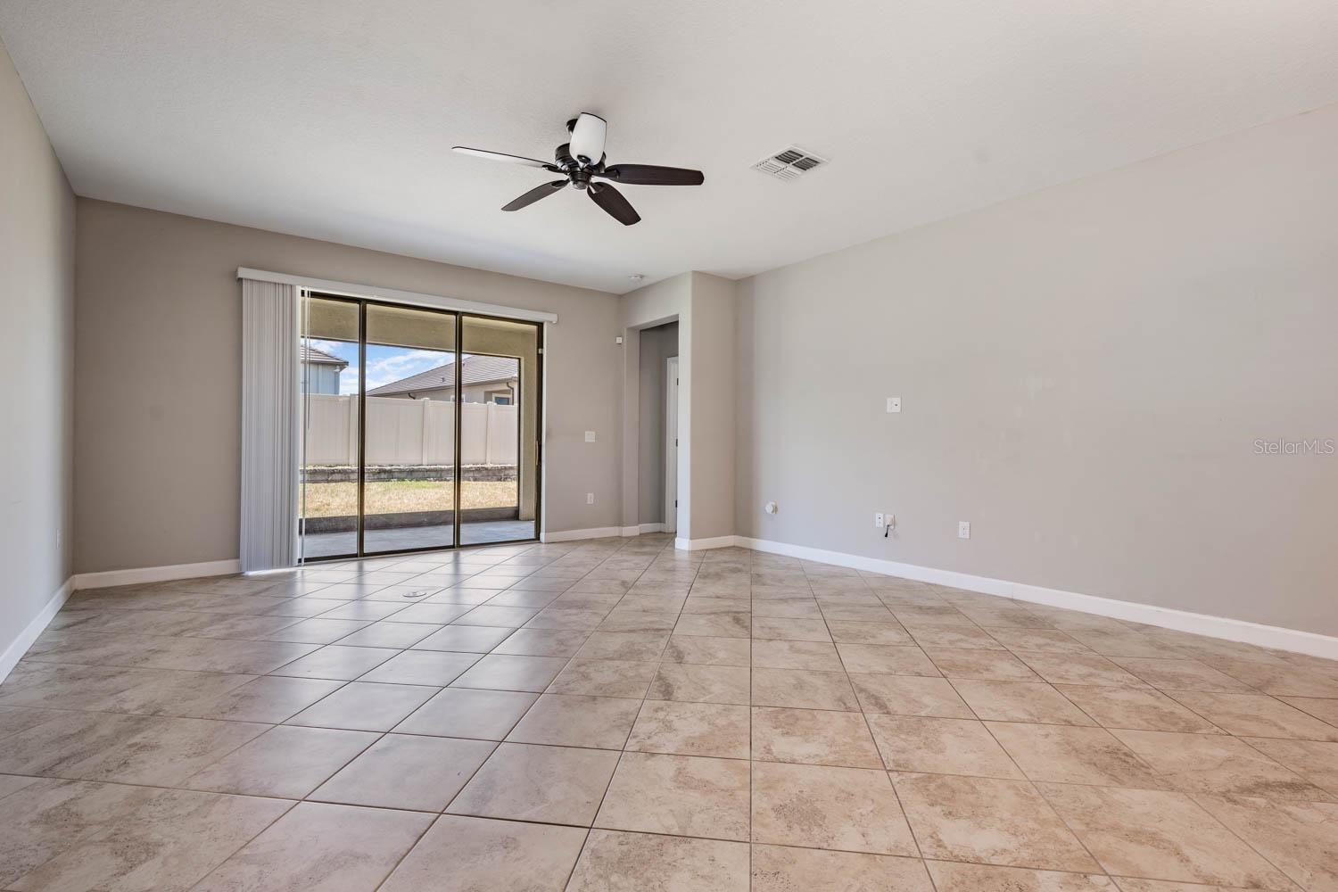 Large family room