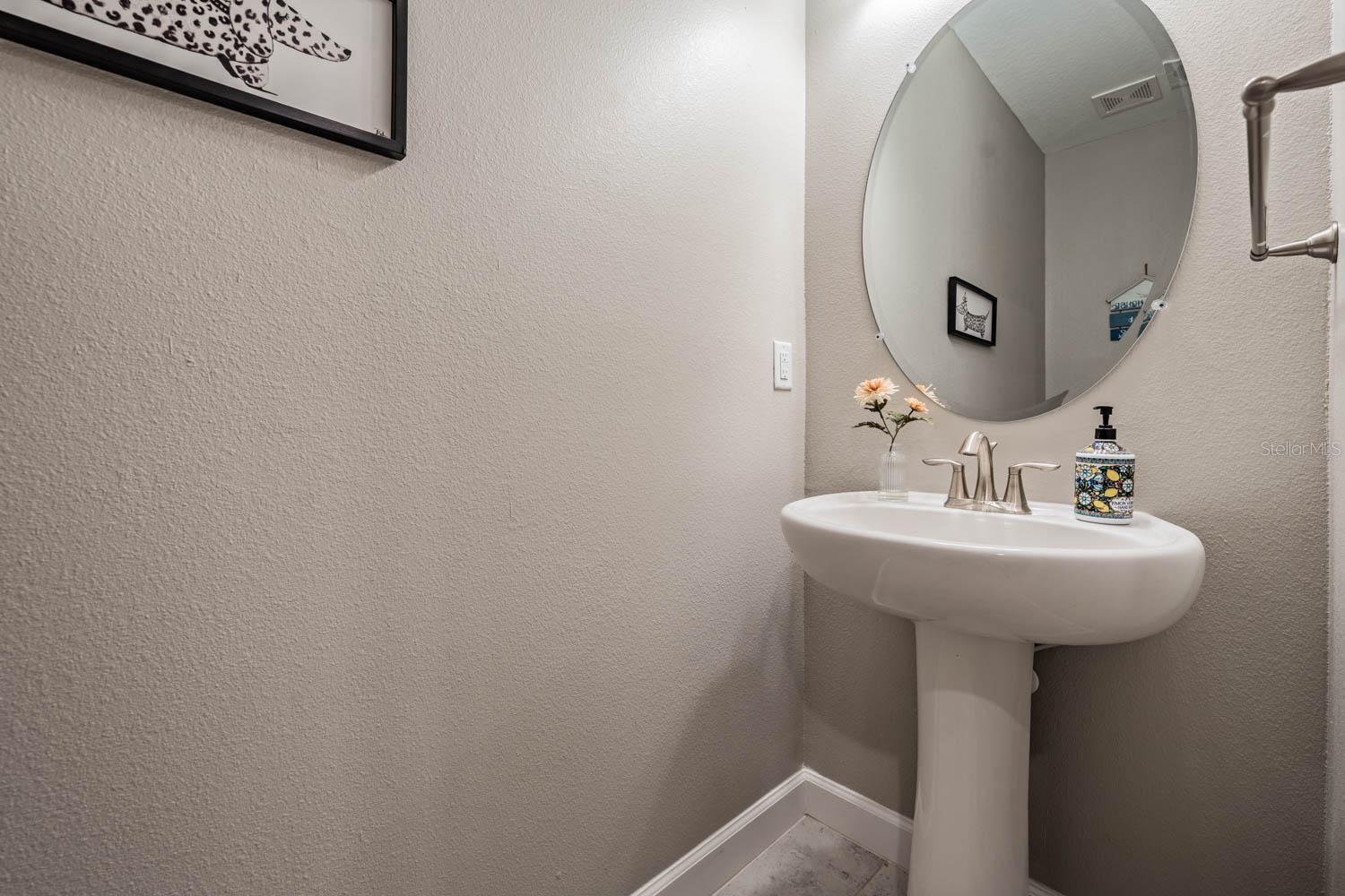 downstairs half bath