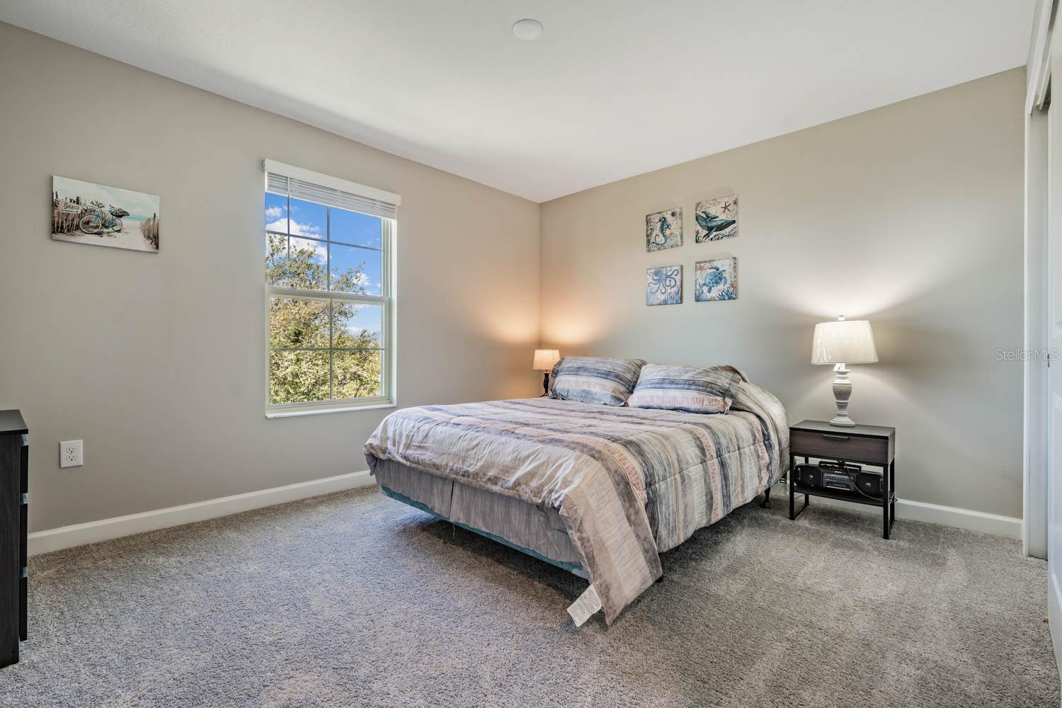 spacious upstairs 2nd bedroom