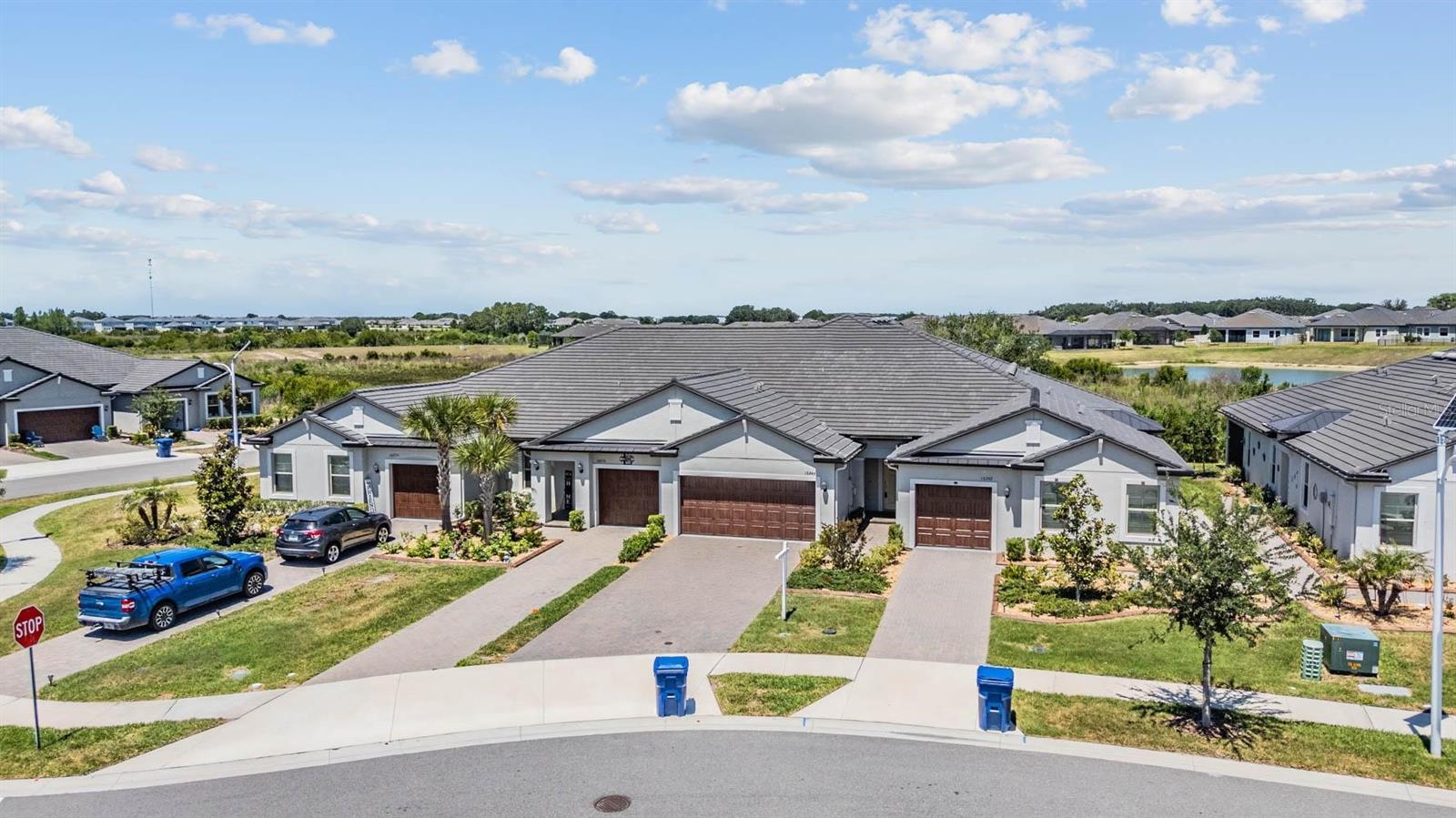 Extra long driveway gives plenty of space for extra cars